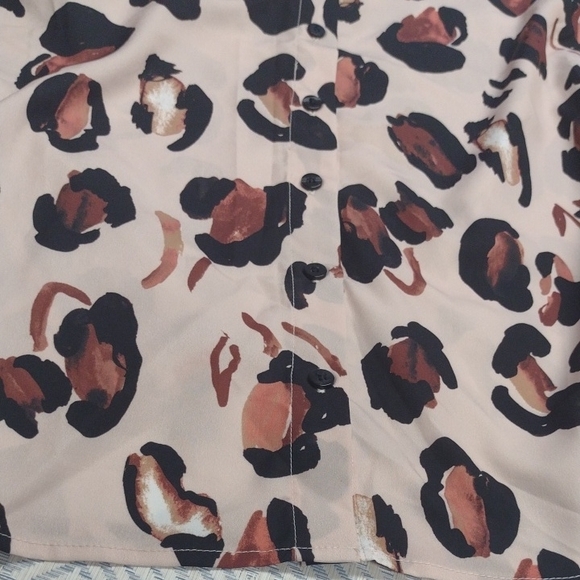 Eloquii Black and Brown Blouse, Office, Formal,Elegant. - Picture 15 of 16